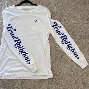 Men’s Large True Religion Long Sleeve Tee Shirt *so soft!*